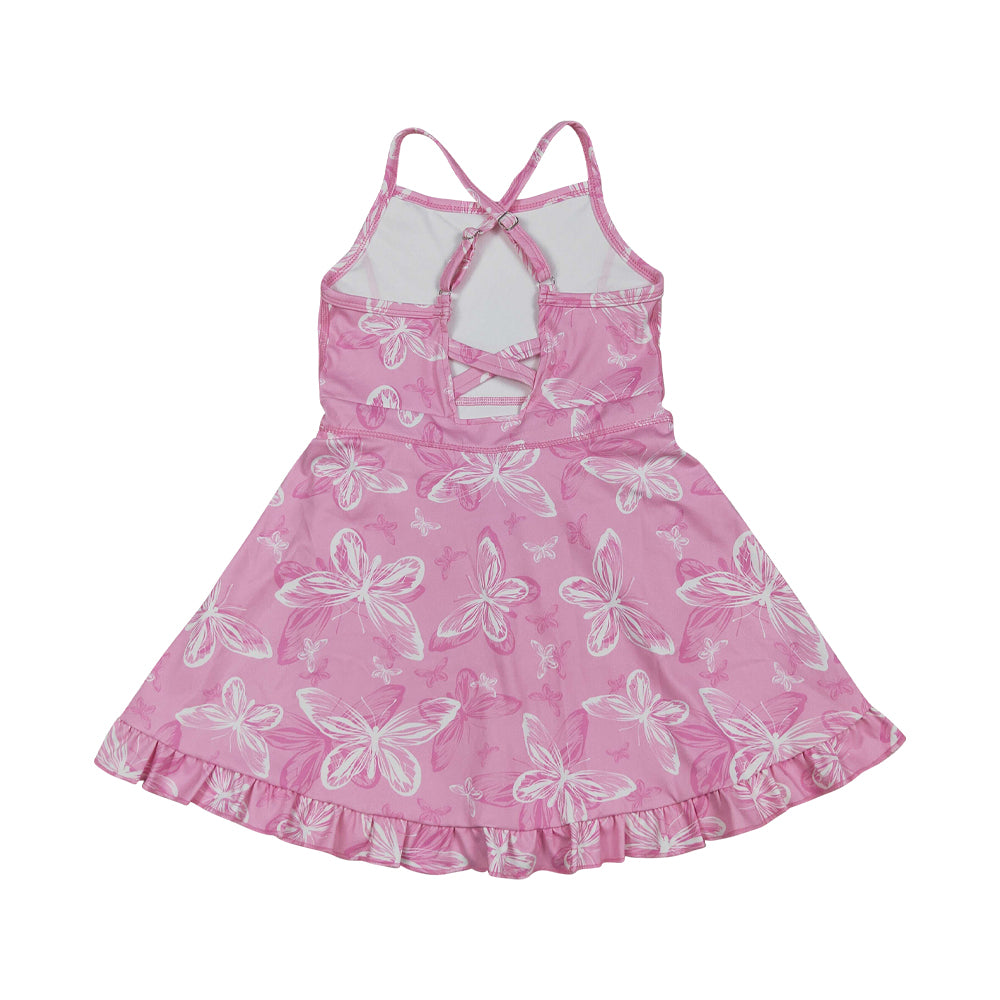 Pink flower Athletic Tennis DRESS GSD2292