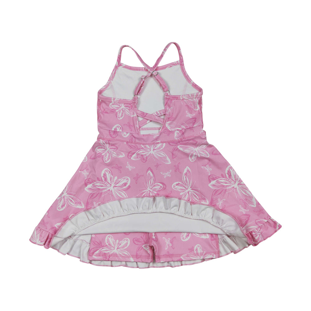 Pink flower Athletic Tennis DRESS GSD2292