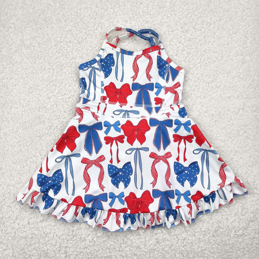 4th of July yoga sleeveless print girl set
