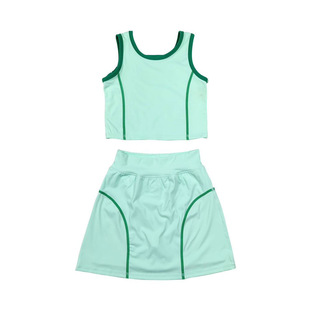 Athletic Green Skort Outfits GSD2671