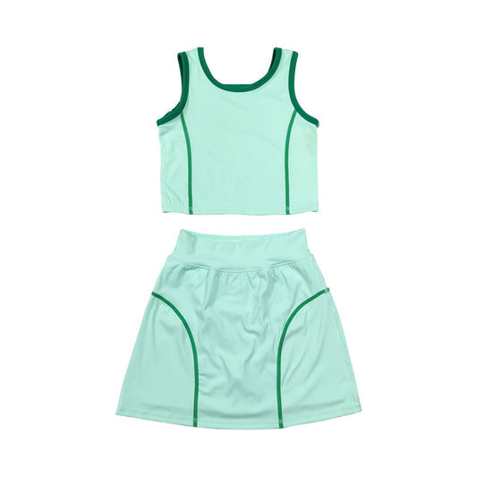 Athletic Green Skort Outfits GSD2671