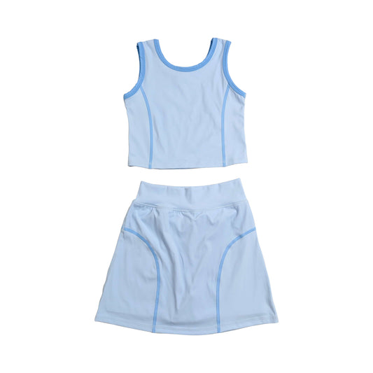 Athletic Blue Skort Outfits GSD2674