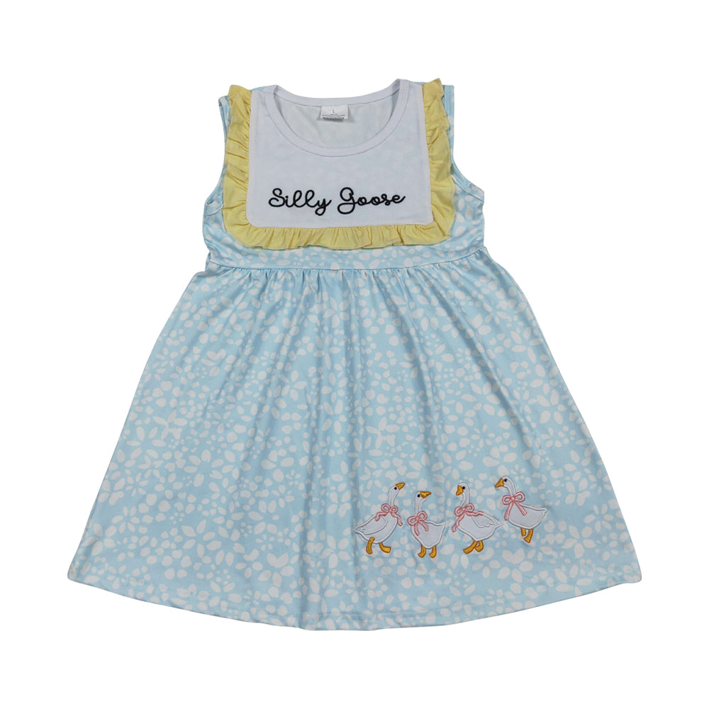 Summer embroidered Girls Dress GSD2970