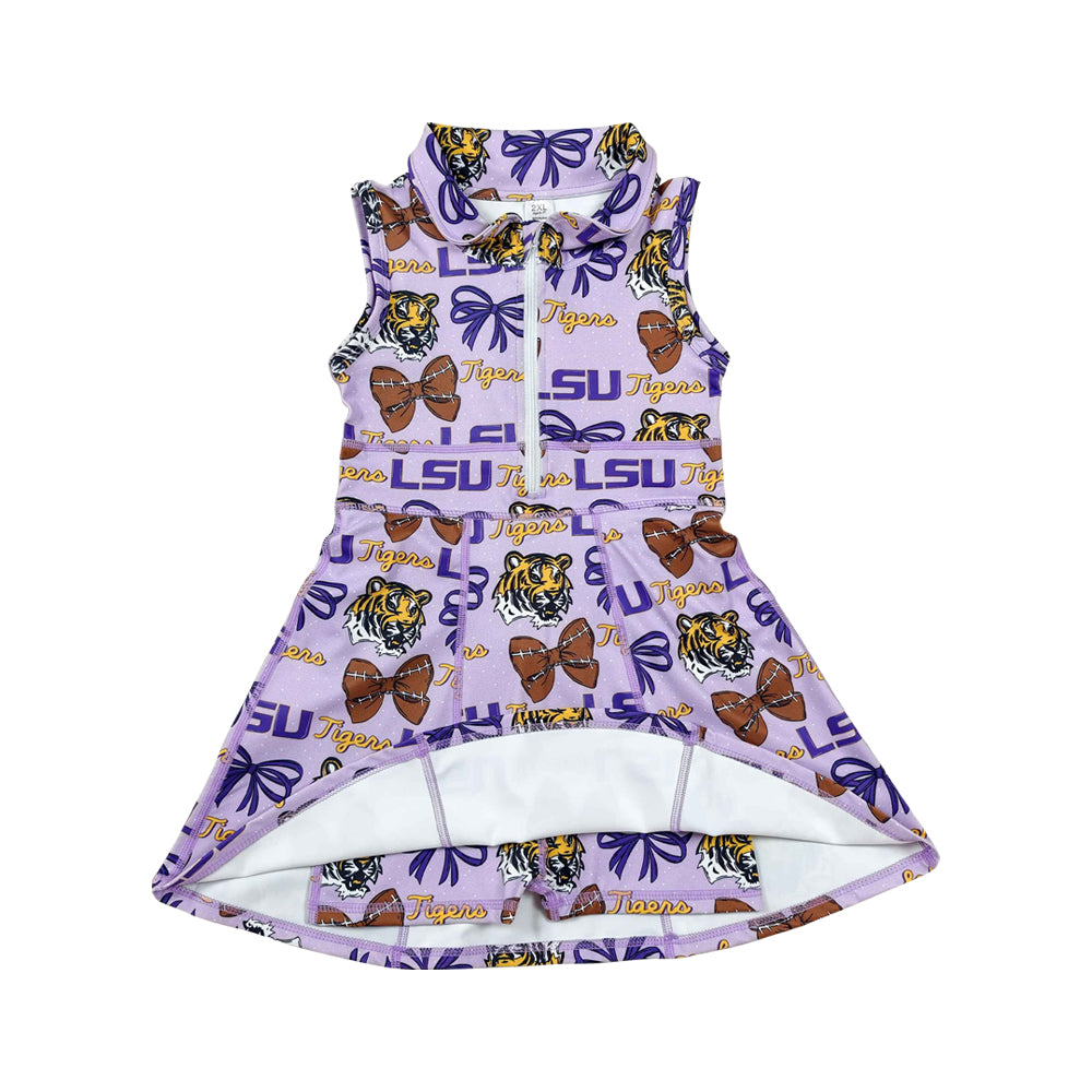 Athletic Purple Gameday Girls Dress GSD3604