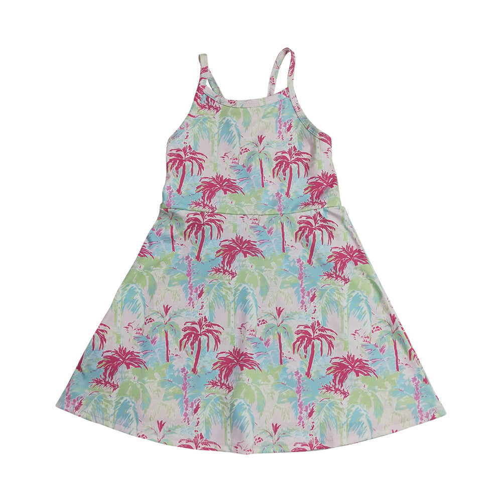 AThletic flowers Girls Dress GSD3708