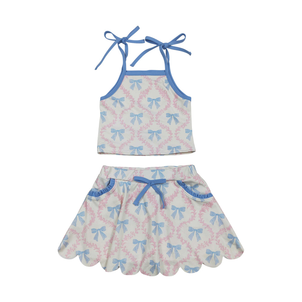 Athletic scallop Girls Set GSD3727