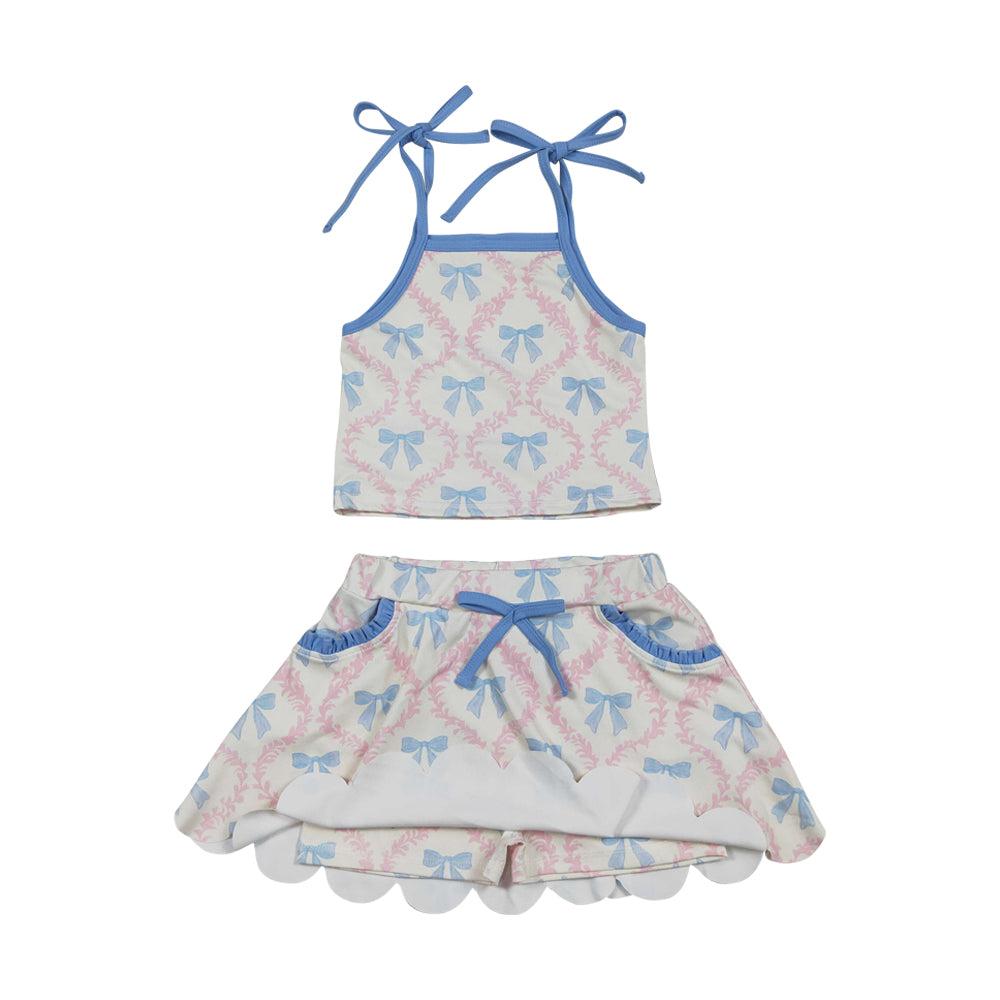 Athletic scallop Girls Set GSD3727