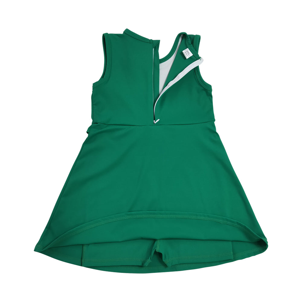Athletic Green Girls Dress GSD3742