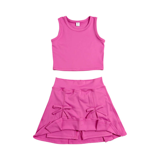 Athletic Hot Pink Skort Outfits GSD3758