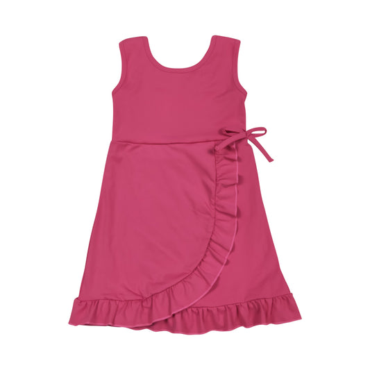 Hot Pink Athletic Ruffle DRESS GSD3766