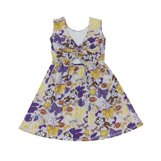 Athletic Purple Girls Dress GSD3801