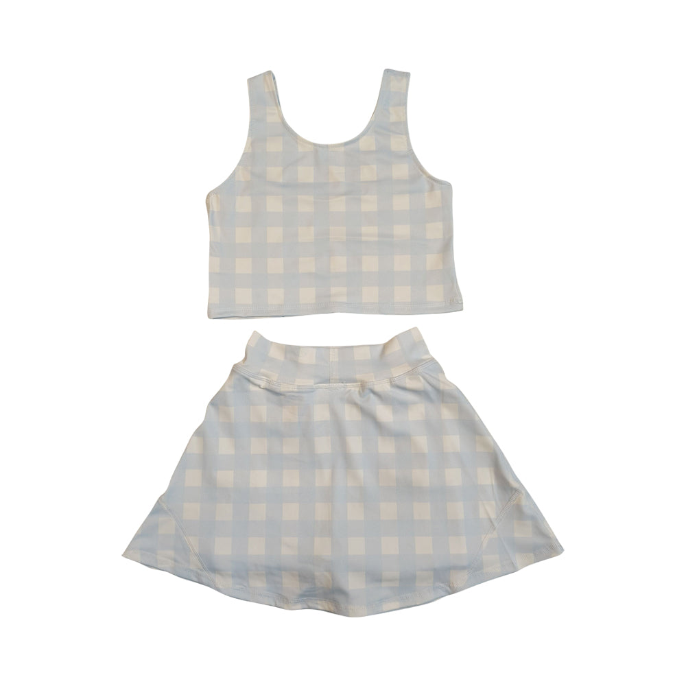 Plaid Pattern athletic Set GSD3839