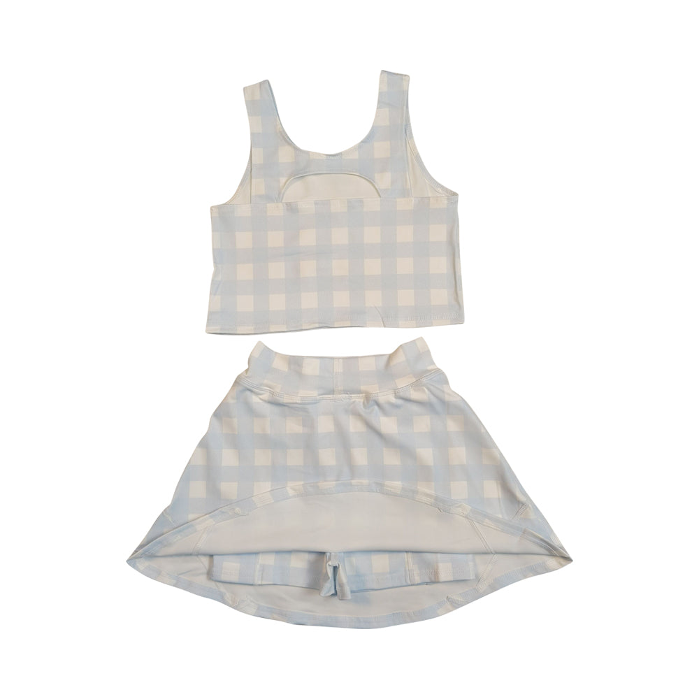 Plaid Pattern athletic Set GSD3839