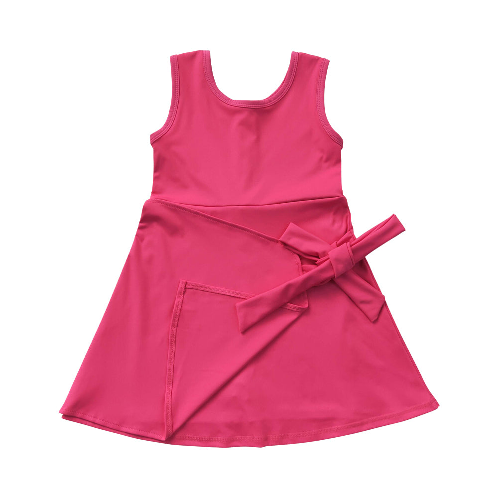 Athletic Pink Girls Dress GSD3878