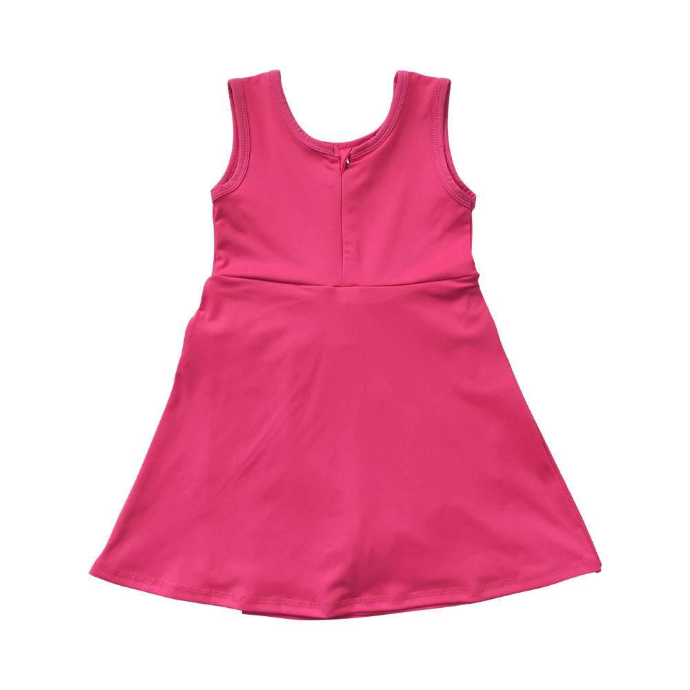 Athletic Pink Girls Dress GSD3878