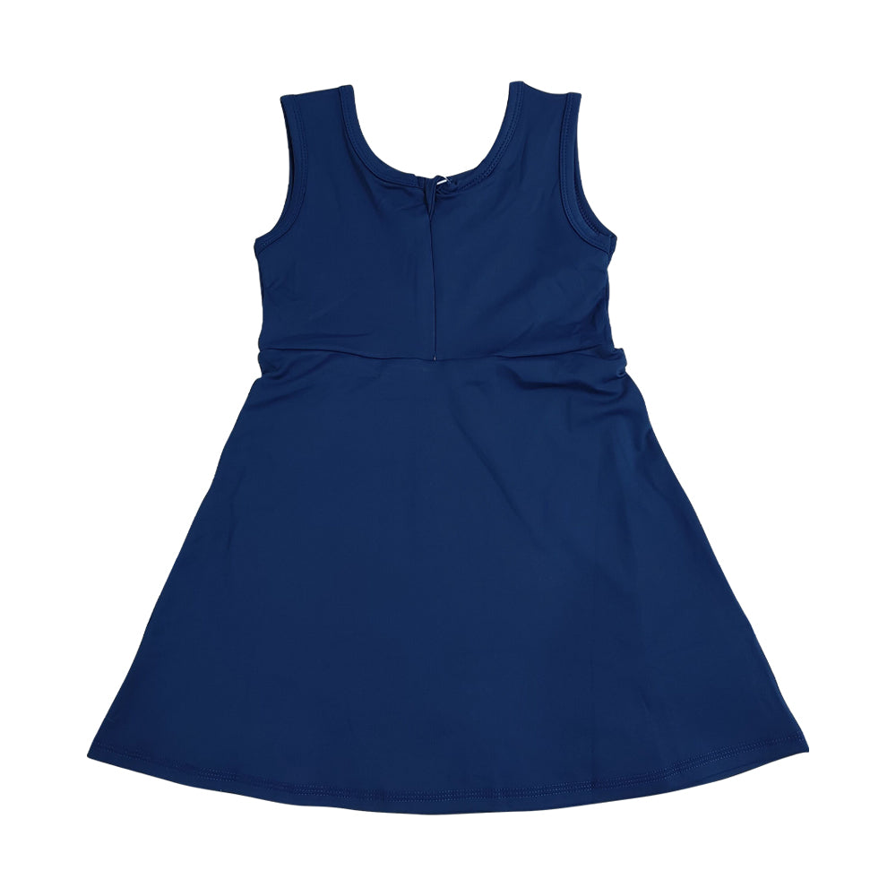 Athletic Navy Ruffle Girls Dress GSD3880