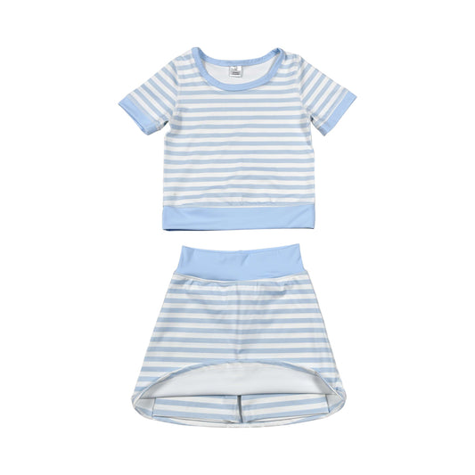 Athletic stripe Skort Outfits GSD4162