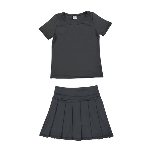 Athletic Black Tennis Skort Outfits GSD4274