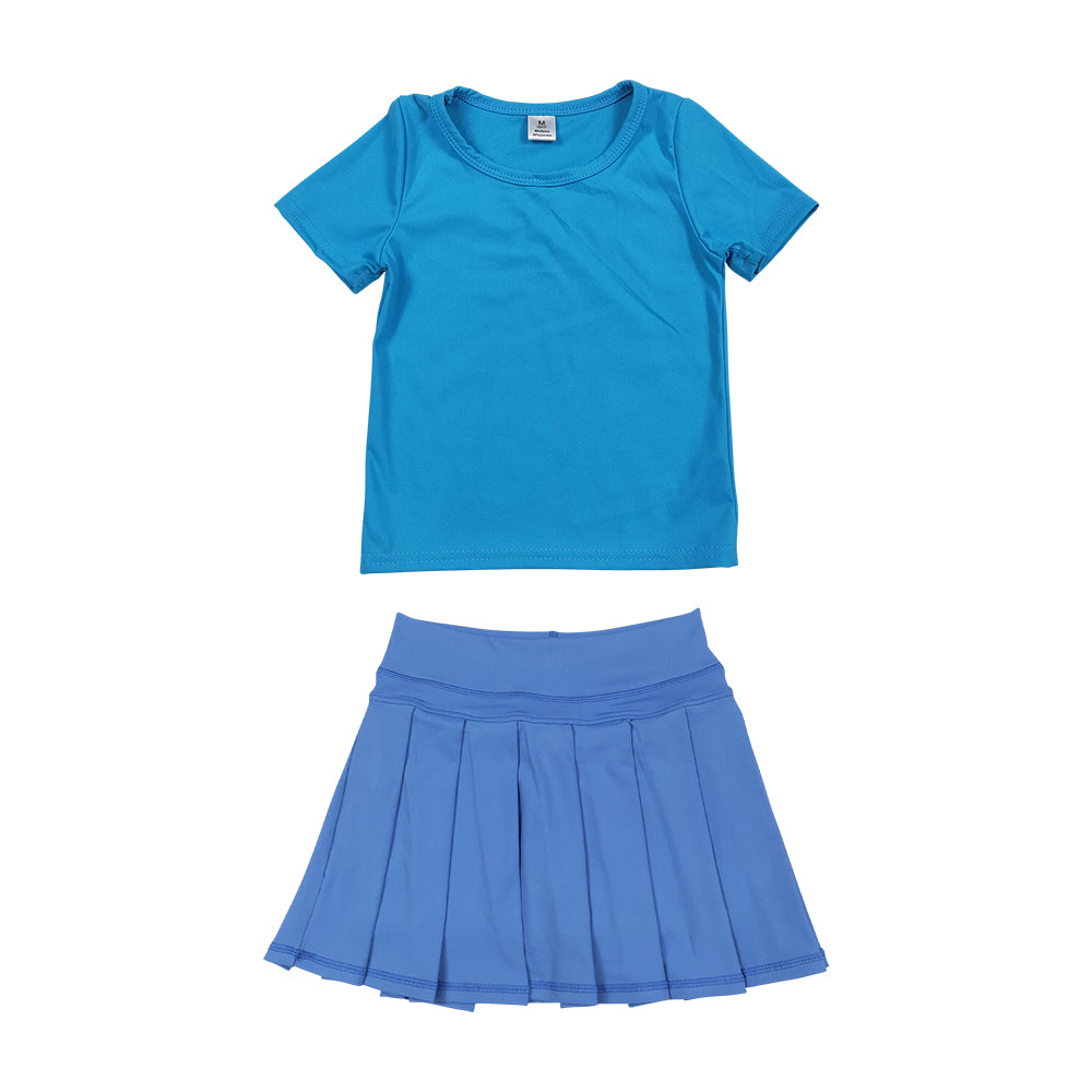 Athletic Blue Tennis Skort Outfits GSD4277