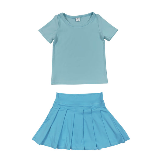 Athletic Blue Tennis Skort Outfits GSD4278
