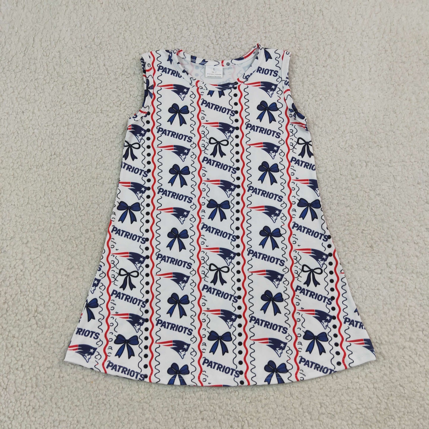 GSD4293 School Team PATRIOTS Girl's Dress