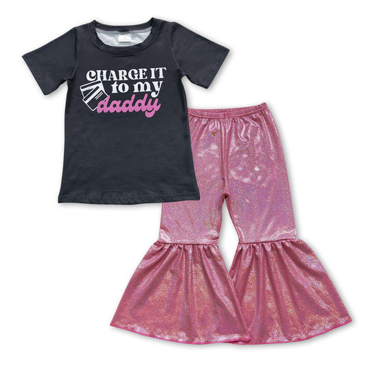 Black Letter Print Shirt+ girl outfits