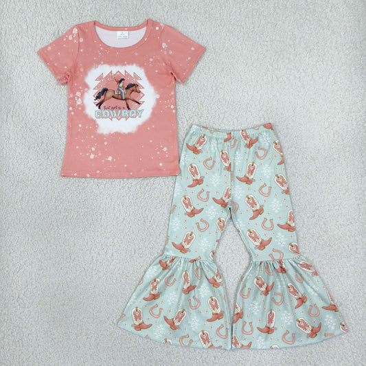GSPO1571 Cowboy Orange Girls Set