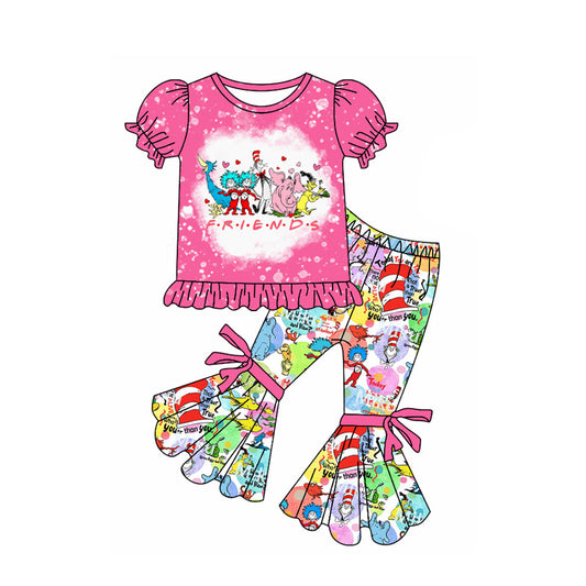 pre -order colorful cartoon print Girls set GSPO1864