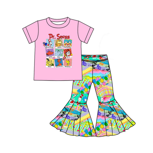 pre -order colorful cartoon print Girls set GSPO1866