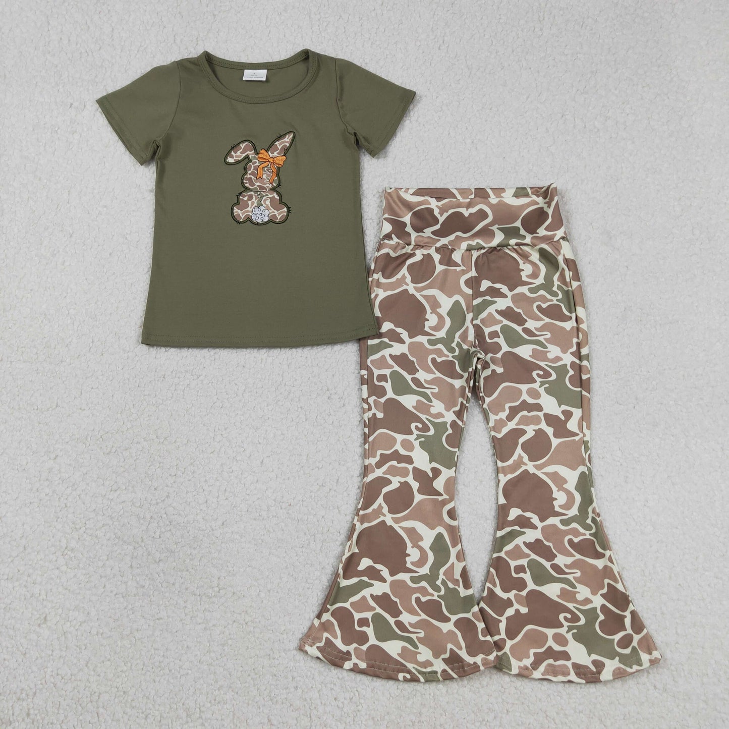 Easter embroidery Bunny Girls set GSPO2110