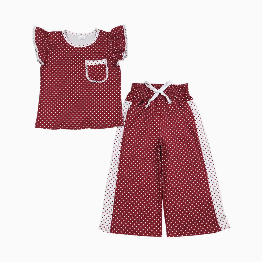 Red Dots Short sleeve set GSPO2329