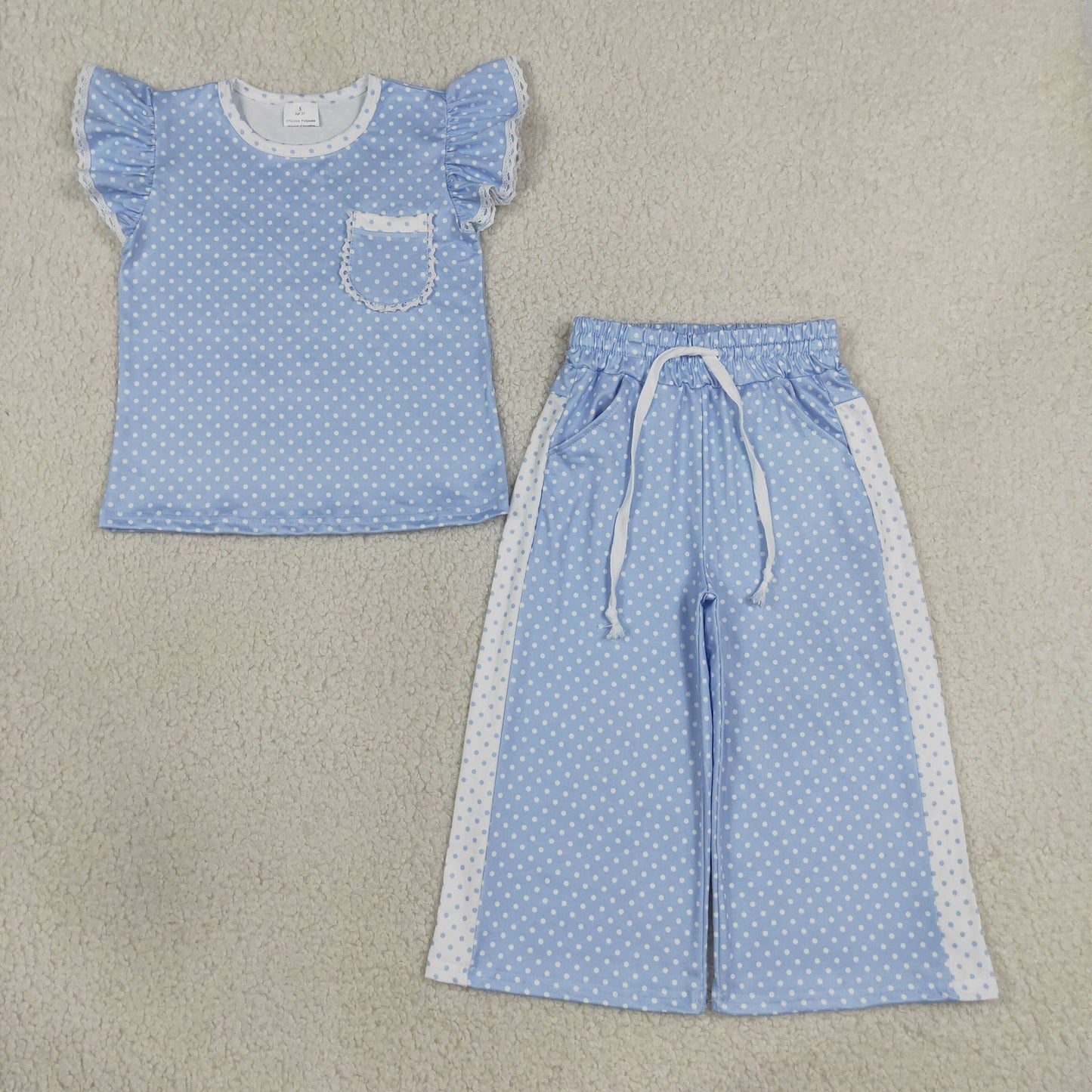 Boutique Colorful Dots Cute Sister Matching Girls Outfits