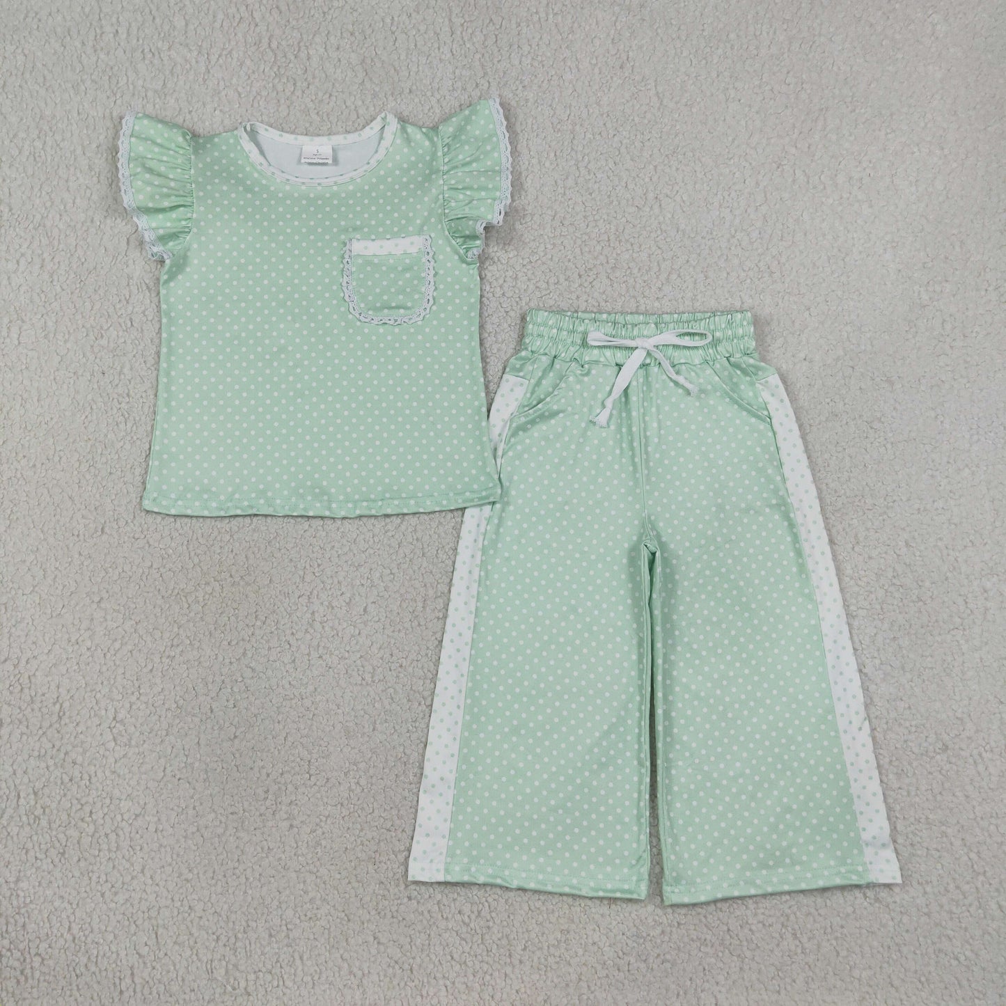 Boutique Colorful Dots Cute Sister Matching Girls Outfits