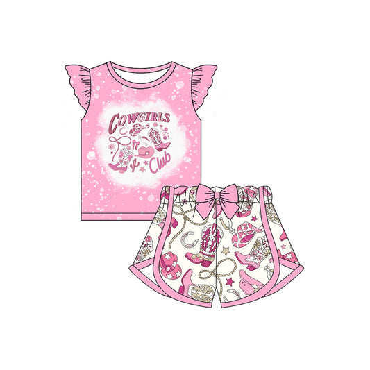 pre -order pink boots cowgirl Set GSSO2145