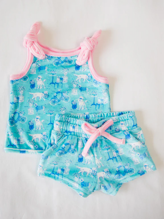 pre -order blue dog girl Set GSSO2209