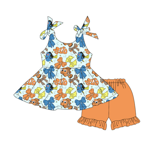 pre -order Cartoon bows girl set GSSO2556