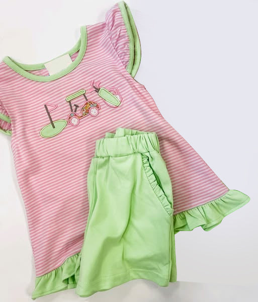 pre -order pink golf  girl set GSSO2583