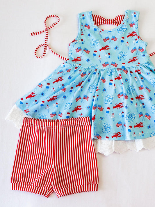 pre -order blue cartoon girl set GSSO2592