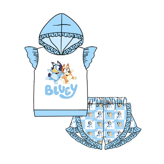 pre -order Blue cartoon girl set GSSO2595