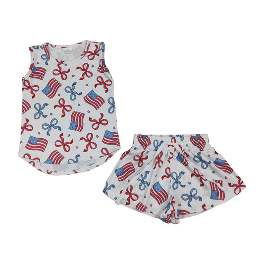 4th of july Bow athletic Set GSSO3520