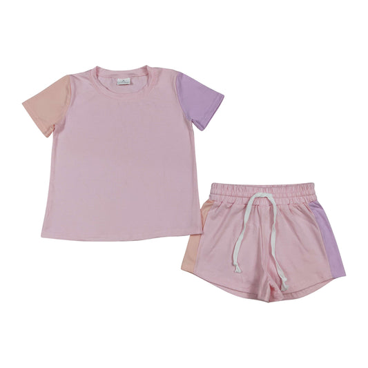 Summer Pink Purple Girls Outfit GSSO3638