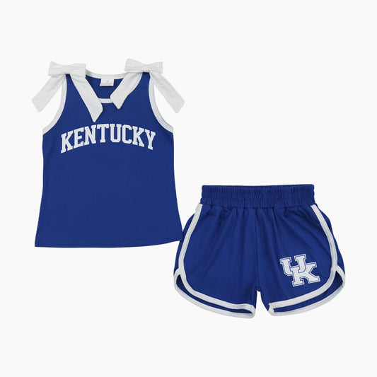Summer Blue sleeveless Girls Set GSSO3830