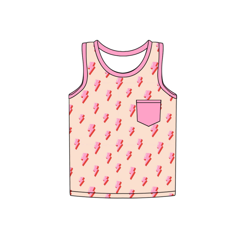 pre -order Pink lighting sleeveless GT0954