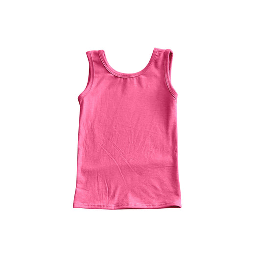 pre -order hot pink Print Sleeveless yoga vest GT0991