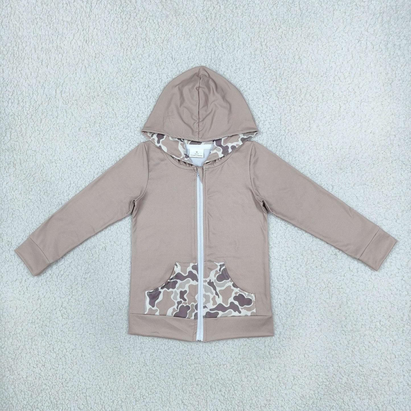GT1144 Hunting Camo Elk Hoodie Kids Coat