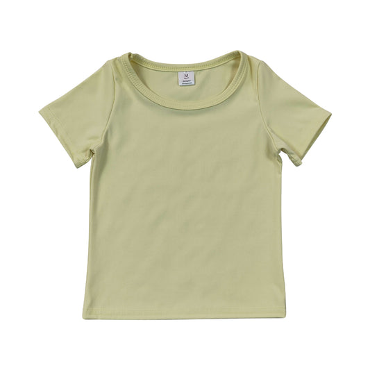 Coral Yellow yoga sport Girls Shirt Top GT1632