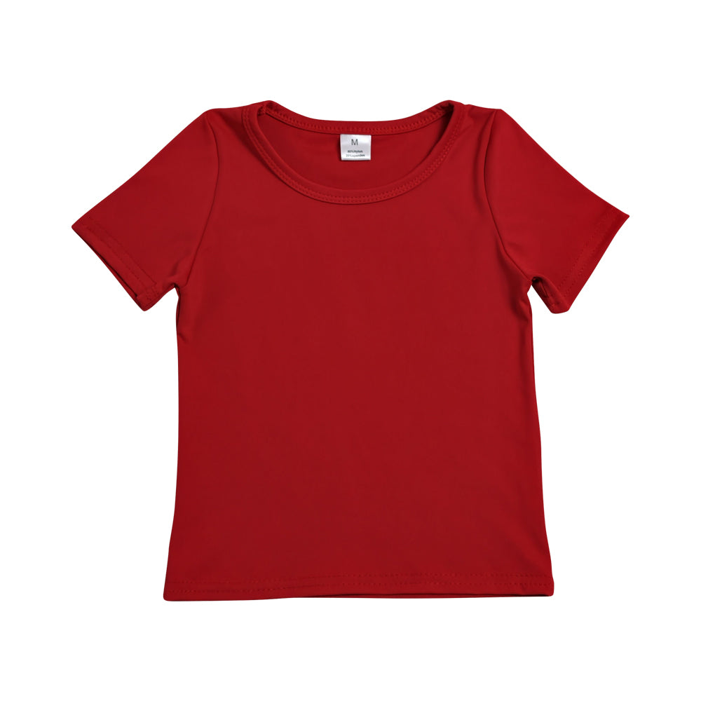Red yoga sport Girls Shirt Top GT1634
