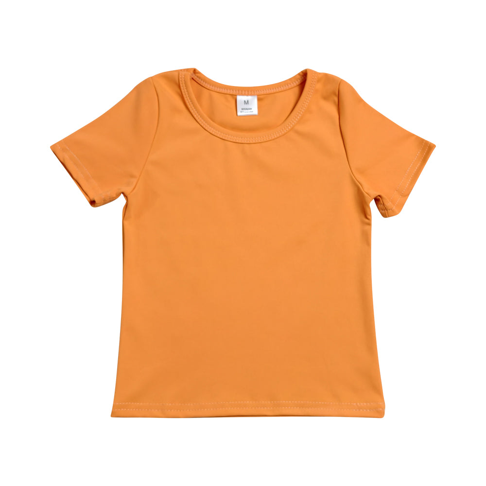 Orange yoga sport Girls Shirt Top GT1635
