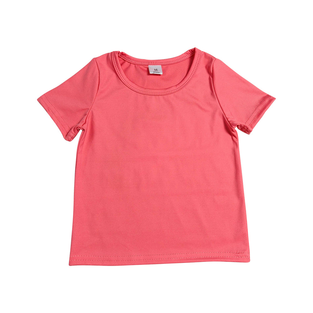 Coral Red yoga sport Girls Shirt Top GT1641