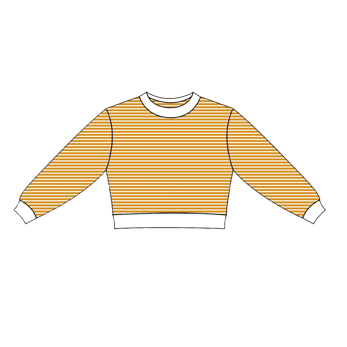 Preorder MOQ 5 pcs Each Style Dark Colorful Stripe Yoga Kids Girls Shirt